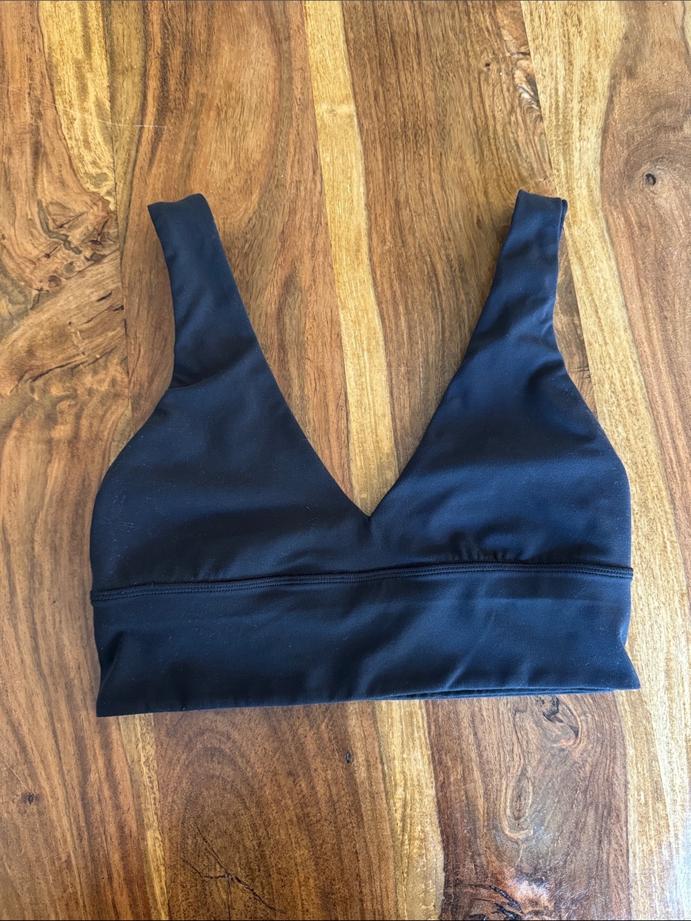 lululemon athletica Black align V-Neck Sports Bra A/B cup